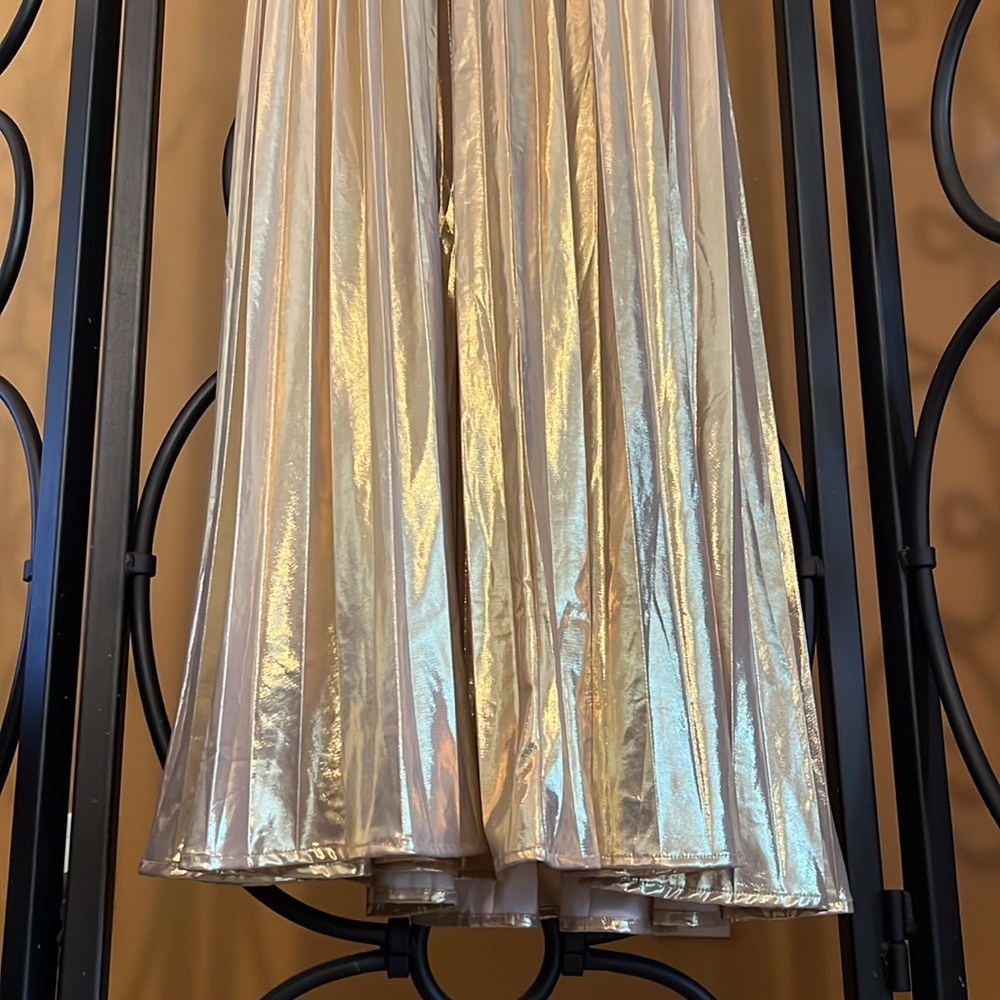VICI Night Glow Pleated Metallic Maxi Dress - Picture 5 of 13